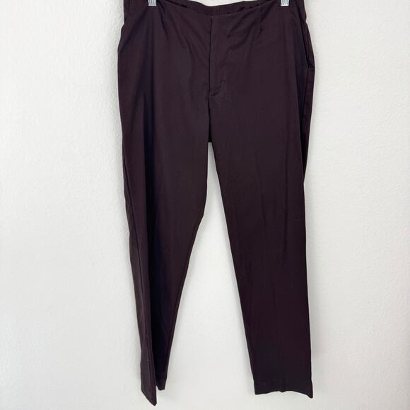 Robin Lane Womens Straight Leg Pants Size S Neutral Minimal Sustainable Brown - Picture 1 of 6